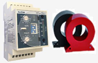 Differenzstromwächter RCM100 und Stromwandler Aretek-CT